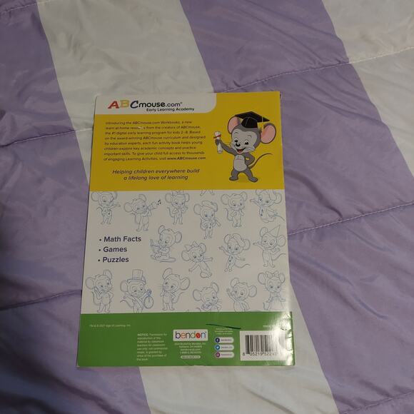 Abc Mouse Workbook Adding And Subtracting Kindergarten Workbook - Picture 2 of 8